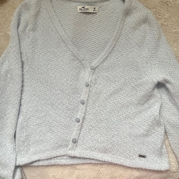 Hollister cardigan size M baby blue colour - Picture 1 of 2